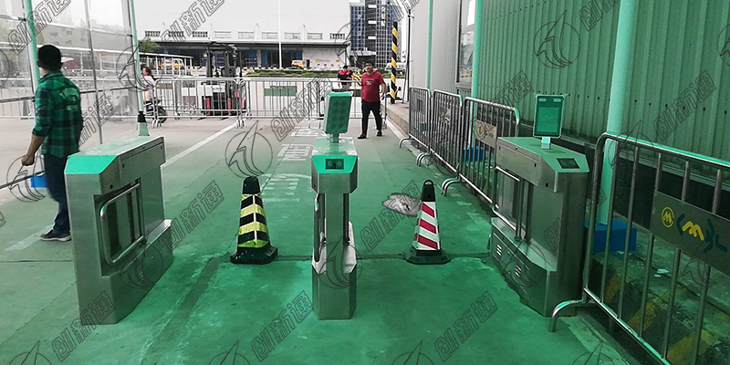 雙通道擺閘案例