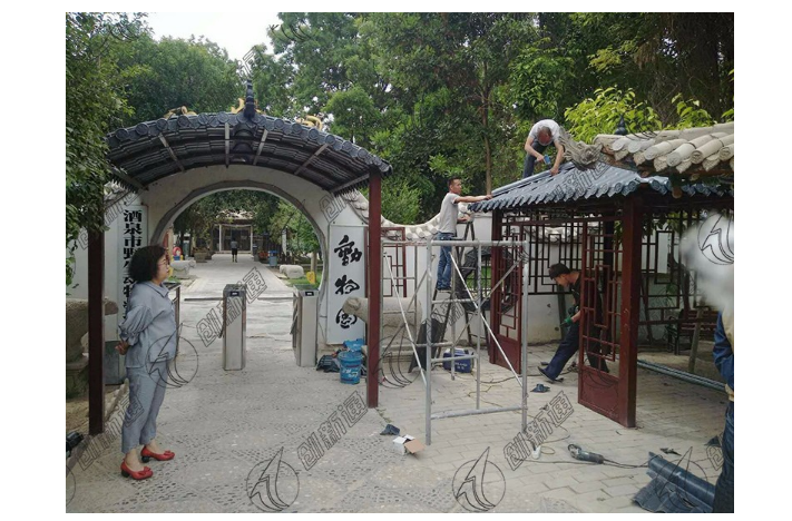 創(chuàng)新通三輥閘甘肅酒泉野生動物園救護中心使用案例